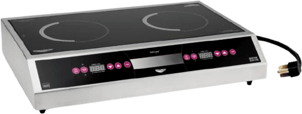 commercial induction cooktop double element